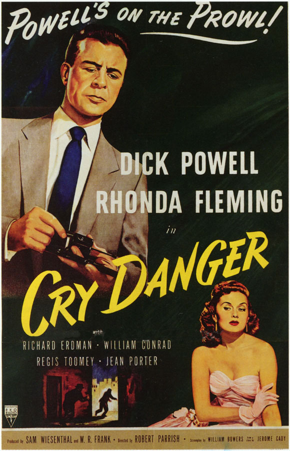 CineScope - Affiche - L'implacable - Cry Danger - 1951