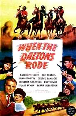 CineScope - Affiche - Les Dalton arrivent - When the Daltons Rode - 1940